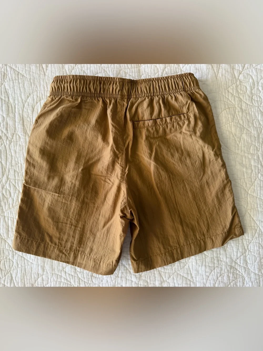 3 PAIRS All In Motion + Old Navy Boys Drawstring Shorts - Pink, Tan, Blue - Sz L